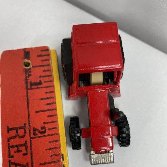 Vintage WELLY Red Die Cast Metal Toy Vehicle Farm Tractor No. 9131 - Picture 10 of 11